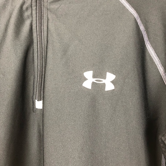 UNDER ARMOUR black quarter zip long sleeve shirt - Picture 3 of 8